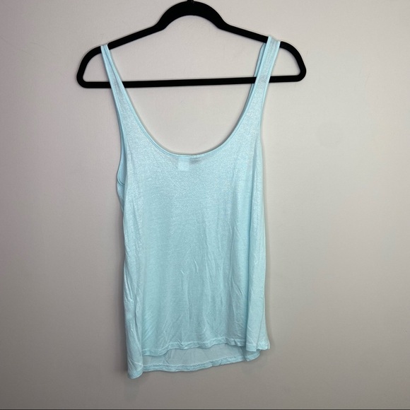 H&M blue sparkly tank top - Picture 4 of 5